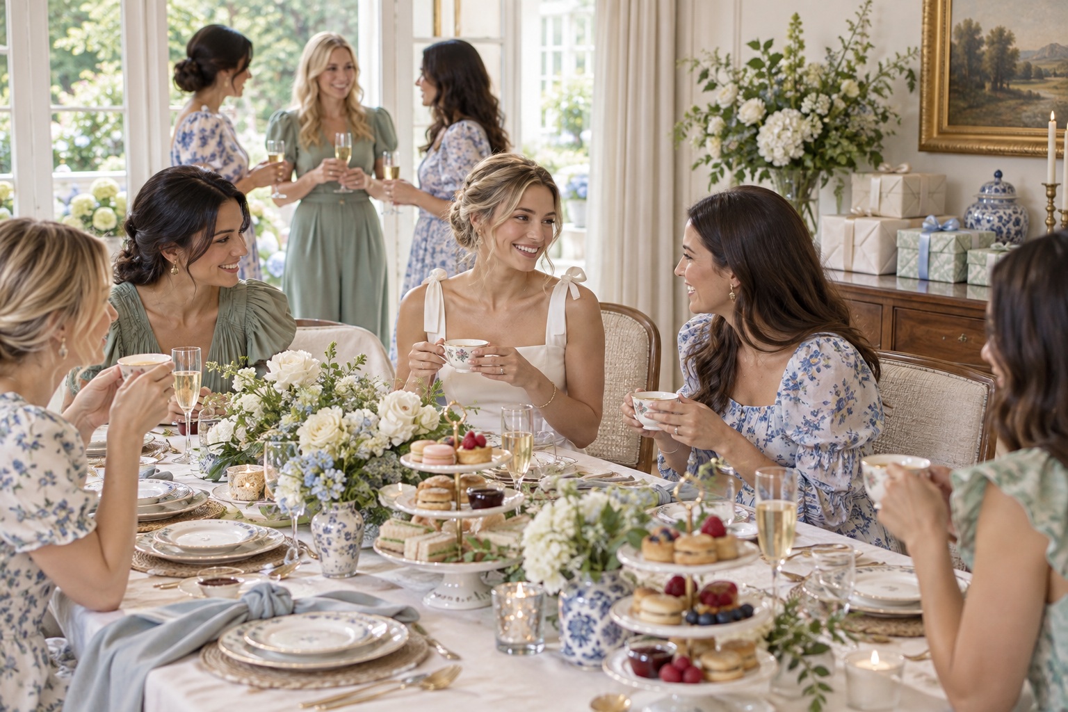 bridal shower ideas for a relaxed gift-conscious luncheon