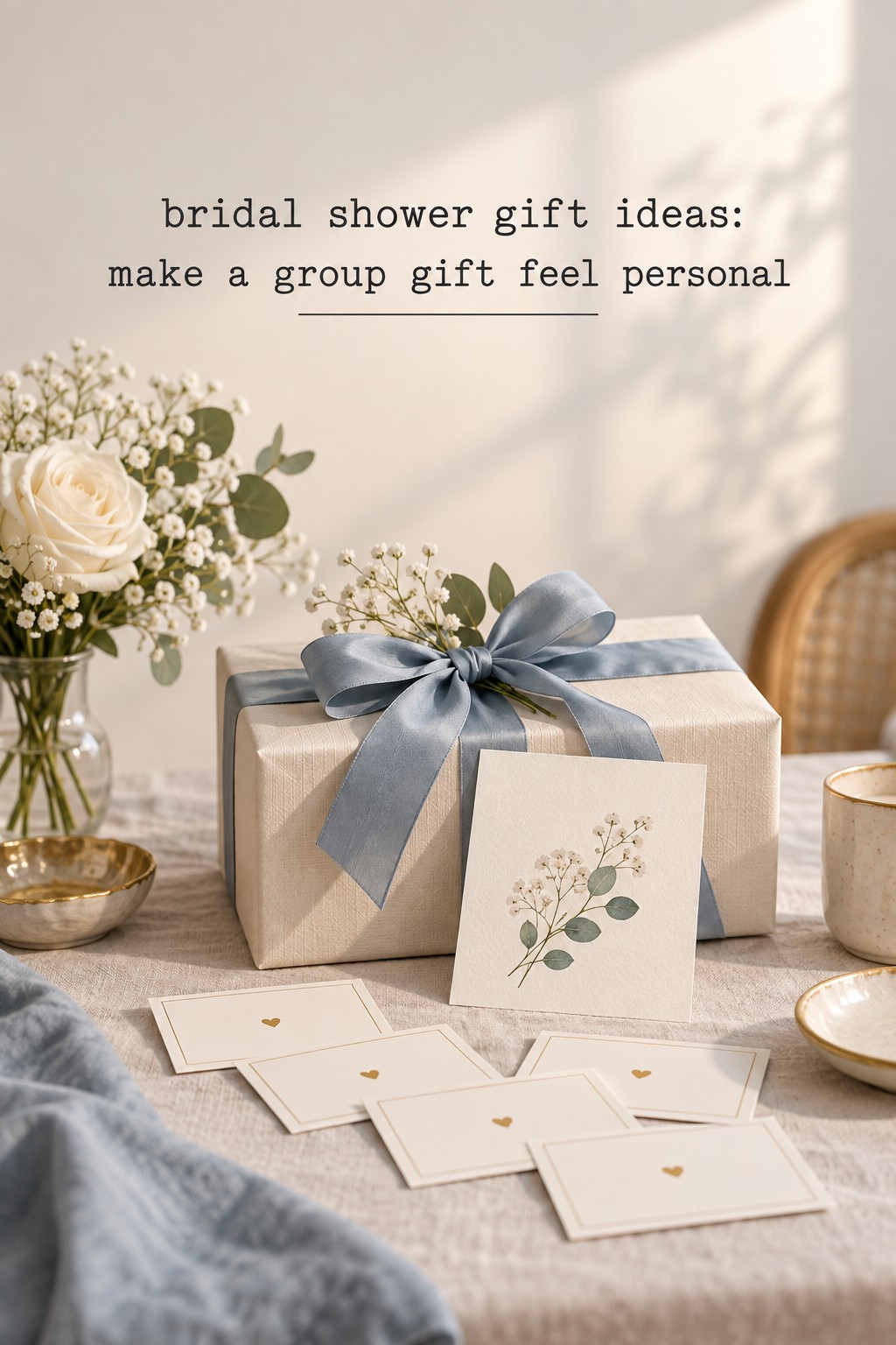 Bridal shower gift ideas for a thoughtful group present